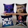 Классический Чакки Фильм Ужасов Персонализированная Наволочка Детская Спальня Декор Дикой Вечеринки Наволочка Подарок на День Рождения Ребенка