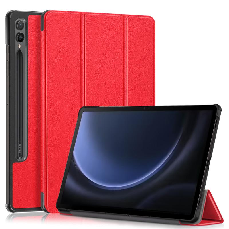 12,4-дюймовый модный чехол из кожи Smart Paint для Galaxy Tab S9 Plus S9 Fe Plus, ультратонкий противоударный защитный чехол