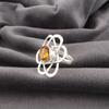 Citrine Gemstone Jewelry, 925 Sterling Silver Ring, Handmade Gorgeous Silver Ring, Designer Silver Ring For Thanksgiving Gift
