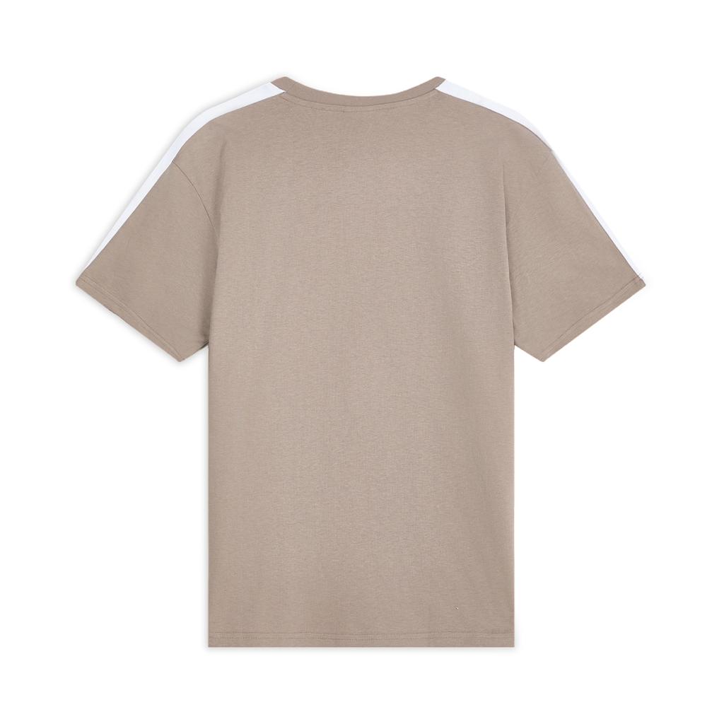 Men's PUMA T7 T-Shirts Men's Khaki Crew Neck Moderate