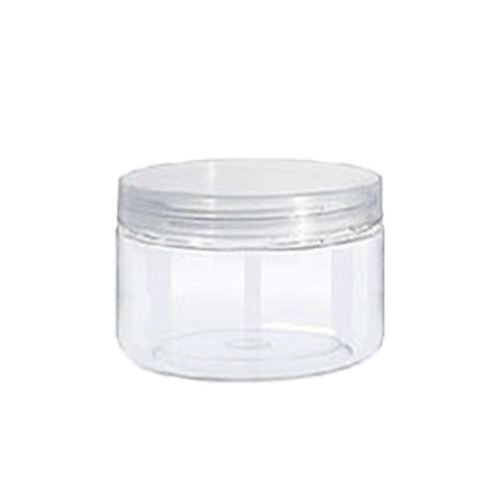 PET Plastic Jar Screw Cap Thick Food Grade (clear Lid) 319 Ml