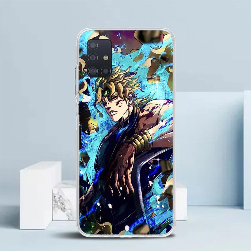 JoJo Adventure Дио Диего Брандо Мягкий чехол для Samsung Galaxy A12 A22 A32 A52 A72 A02S Чехол для телефона Note 20 Ultra 10 S10 Plus A51