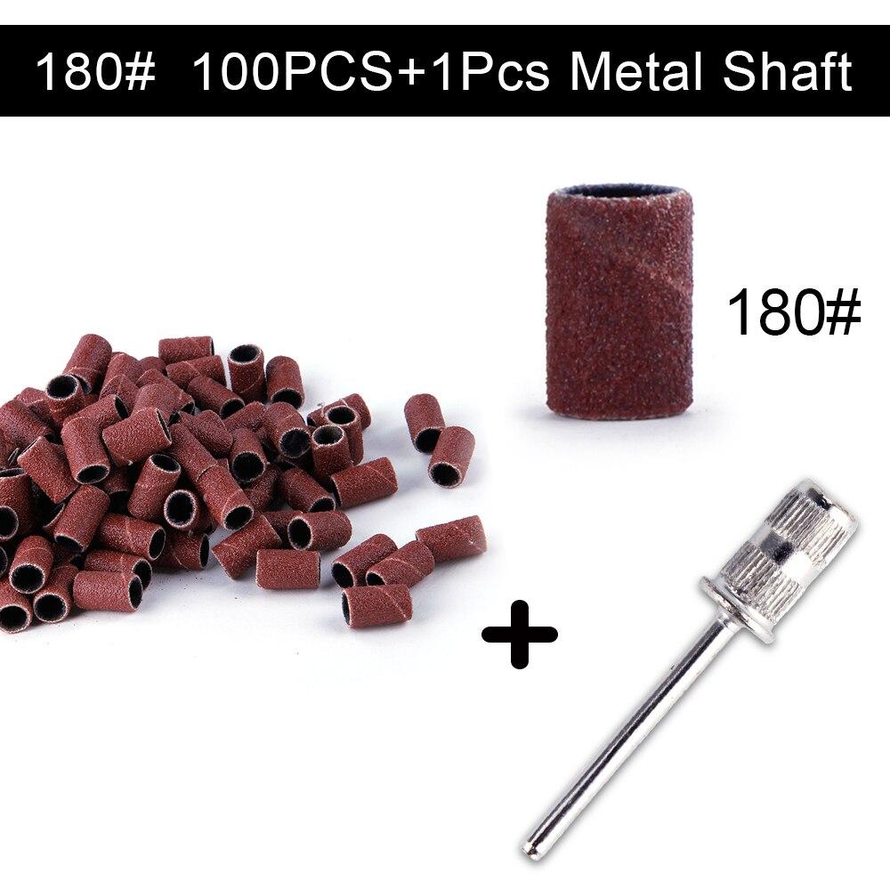 50/100 шт. шлифовальные ленты для ногтей, шлифовальные колпачки для маникюра, педикюра, сверла для кутикулы, акриловые ногти, гель-лак, дрель, аксессуары