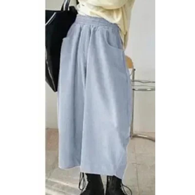 Vintage Loose Bloomers Womens Pants Spring Elegant Wide-legged Harem Pants With Pockets Autumn Office-lady Solid Trousers 30016