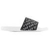 Emporio Armani EA7 Пара Летние Шлепанцы на Плоской Подошве с Ремешком с Буквами, Круглый Носок, Нескользящие, Унисекс, Черные 7X000109AF15125FC079