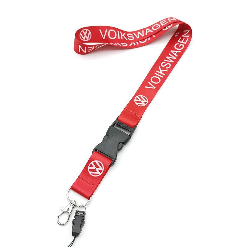 For Volkswagen VW Fashion Neck Straps Lanyard Key Cell Phone Work ID Card Hanging Rope For VW Volkswagen Golf Polo Passat Touran Jetta Accessories EM1