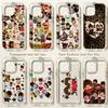 Милый Чехол для Телефона Monchhichis в Стиле Ins Для iPhone 17 16 16e 15 14 13 12 11 Mini Pro Max X XR XSMax 7 8 Air Plus Прозрачная Задняя Крышка