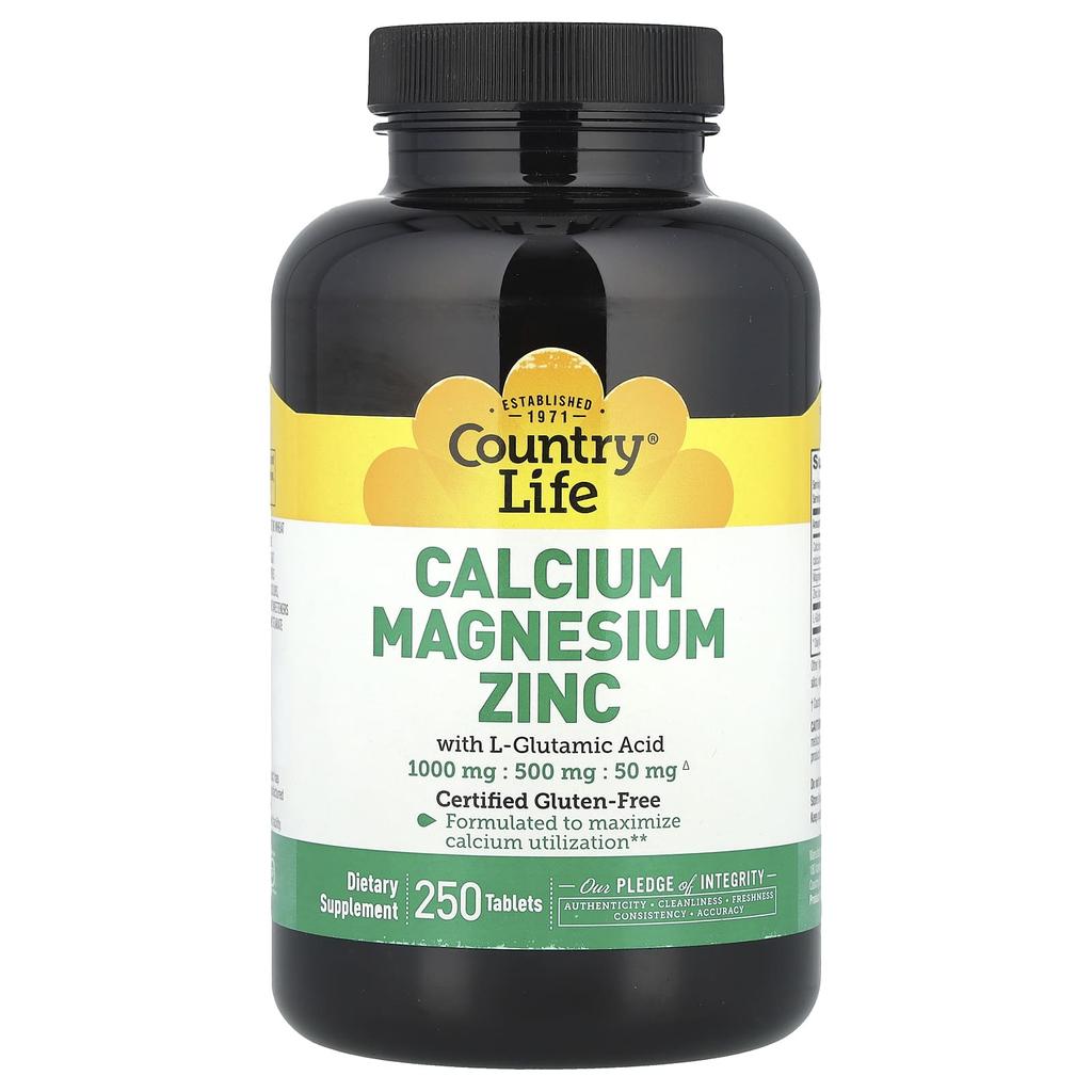 Calcium Magnesium Zinc, 250 Tablets