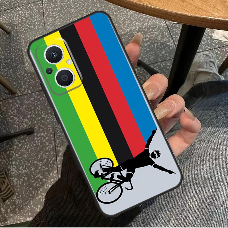 Cycling Bike Case For OPPO Reno 10 Pro 4 5 6 7 8 Lite 8T 4Z 5Z OPPO Find X5 Lite X2 X3 Neo X6 Pro Cover