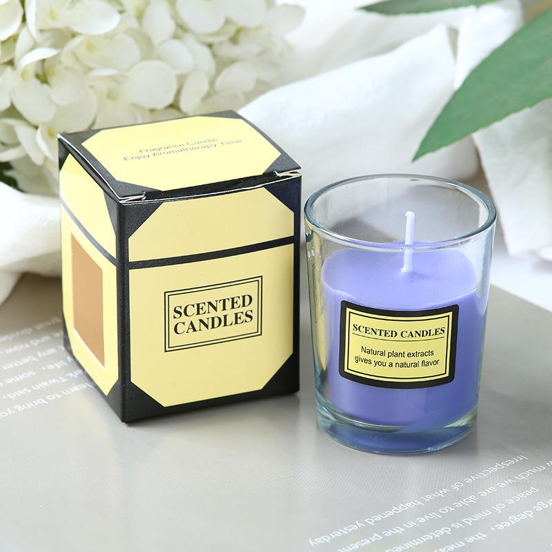 Gift Box Aromatherapy Candles Without Removing Odors Indoor Candles Aromatherapy Glass Romantic Fragrance Candles