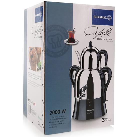 341-04 Чайколик Черный, 2000 Вт, чайная машина