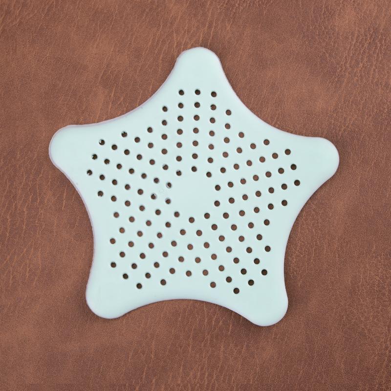 Pentagram Kitchen Sink Anti-clogging Starfish Silicone Floor Drain Bathroom Sewer Filter