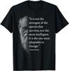 НОВЫЙ ОГРАНИЧЕННЫЙ charles darwin портрет цитата эволюция атеист Футболка Унисекс Футболка