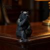 Креативные подарки для любителей животных 3D-печать Фигурка медведя Статуэтка Матовая смола Рельефная скульптура Нордические офисные настольные эстетические украшения Минималистичные