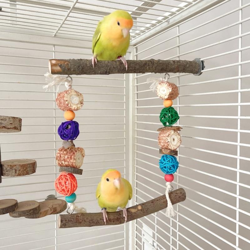 Птичий насест Nature Molar Stand для попугаев Conure Supplies Budgies Grinding Scratchers для маленьких и средних попугаев Toy
