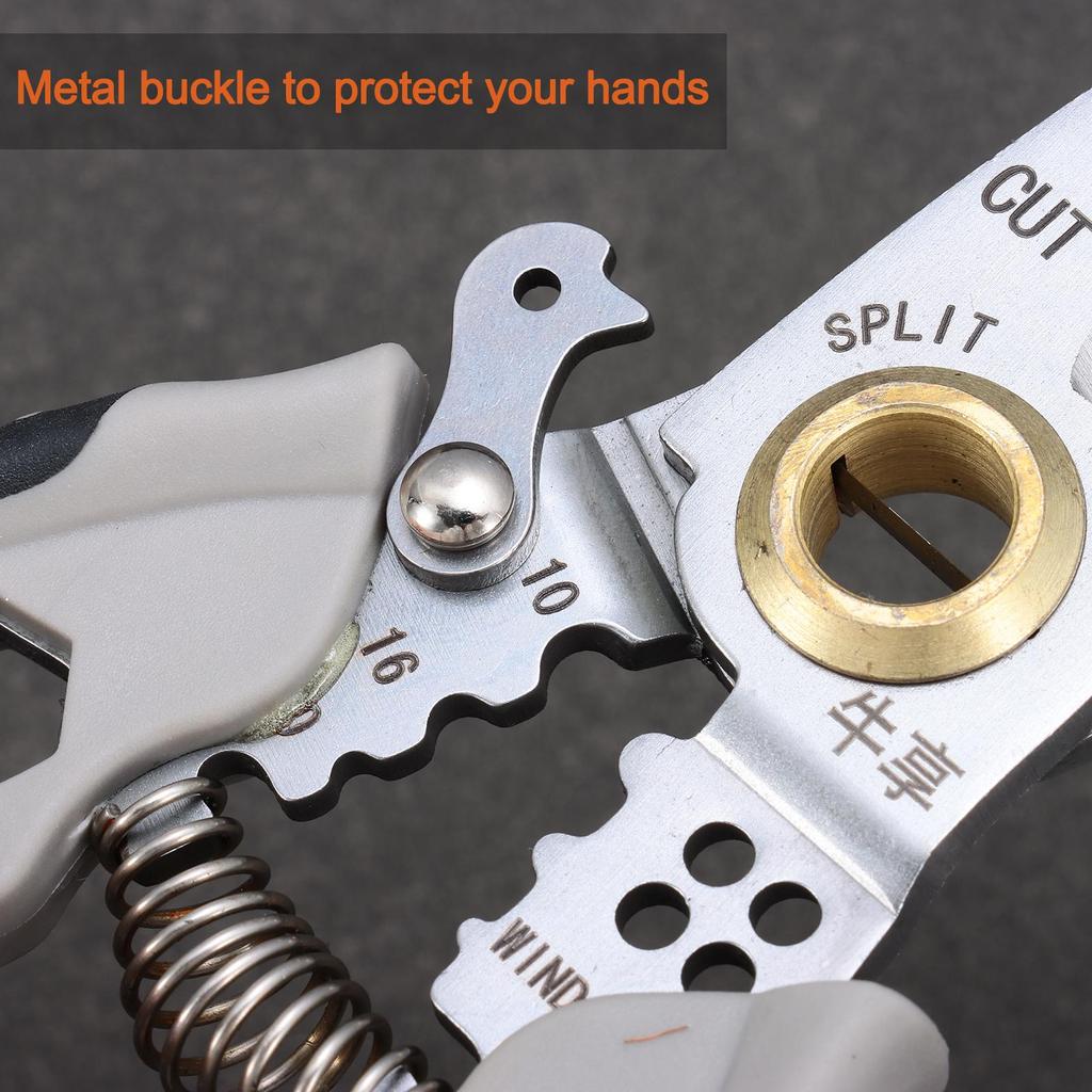 Многофункциональные электрические обжимные клещи Профессиональный инструмент для зачистки проводов и резки кабелей