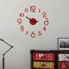 Number Wall Diy Clock 3d Mirror Sticker Modern Home Office Decor Art Decal