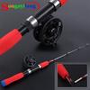 Набор удочек и катушек для зимней удочки из углеродного волокна, зимняя удочка для зимней ловли карпа со спиннингом, катушка для зимней рыбалки