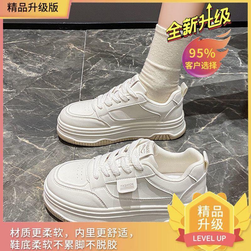 Маленькие белые туфли из натуральной мягкой кожи, женская спортивная обувь, студенческая обувь для серфинга, весенне-летняя дышащая спортивная обувь 2025 года, новая универсальная повседневная обувь