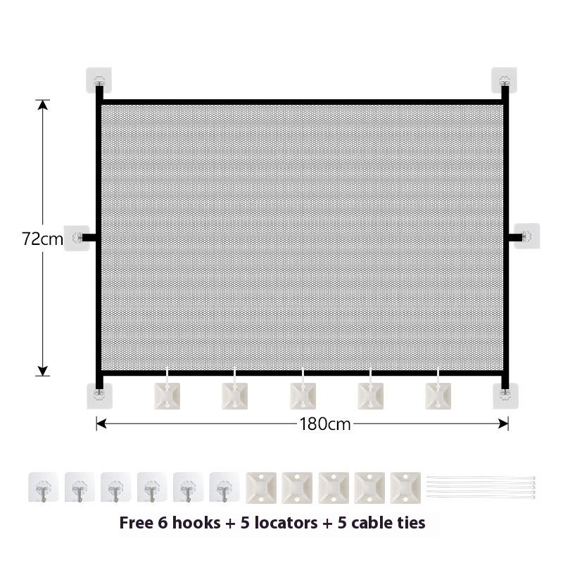 Складной забор для собак, сетка для изоляции питомцев, защитный забор, волшебные ворота для питомцев, дверь безопасности для детей