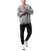 Jordan Essentials Fleece Crew Pullover Sweatshirt Grey Men Streetwear DQ7520-091