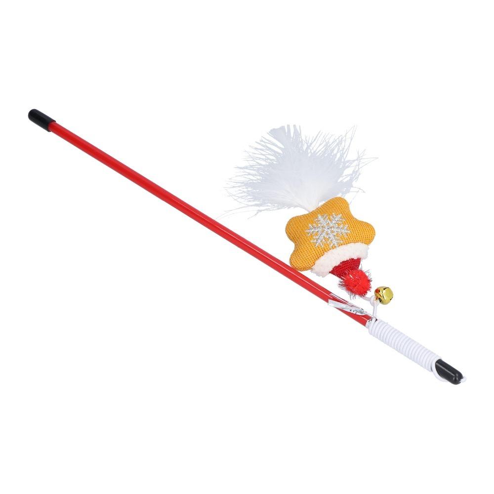 Star Type Cat Wand Toy 30cm Cat Exercise Toy Funny Fun Cat Stick for Training Exerciser