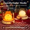 Led Night Light Rechargeable Dimmable Table Lamp Children's Night Light for Nursery Bedroom Cute Birthday Gift