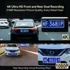 ASF1 Двухлинзовый 4K WiFi Видеорегистратор Автомобильный DVR Передний Задний Ночное Видение 24H Парковка Мини Черный Ящик Записывающее Устройство для Автомобиля