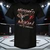 2026 Лето UFC Магомед Анкалаев Боевая Графическая Футболка Женская Спортивная Хлопковая С Коротким Рукавом Свободная Повседневная Футболка для Фитнеса Унисекс