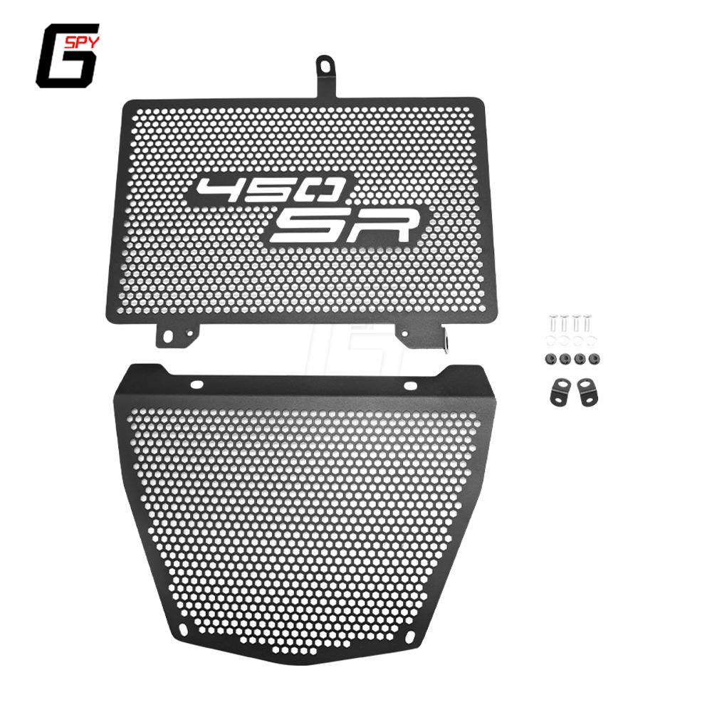 Для CFMOTO CF MOTO 450SR 450SS 450 SR/SS 2023 2022 2024 Мотоцикл Защитная решетка радиатора Защитная крышка масляного радиатора Аксессуары