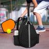 Tennis Racket Sling Bag for Women Men Water Resistant Quilted Racquet Bag One Shoulder Crossbody Backpack for Pickleball Tennis Badminton Paddles