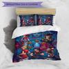 3pcs Duvet Cover Set (1*Duvet Cover + 2*Pillowcase, Without Core), Final Fantasy Print Bedding Set, Bedroom Decor, All‑Season, Birthday Gift