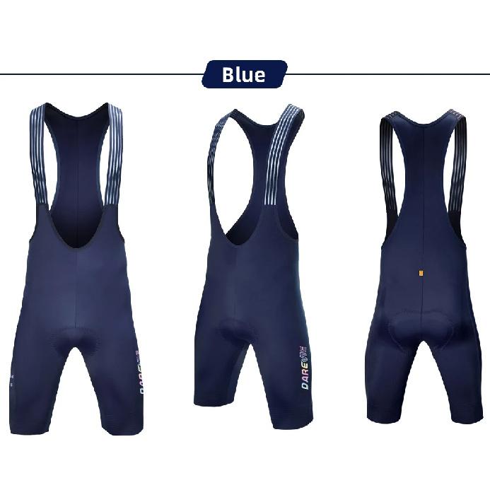 DAREVIE Cycling Bib Shorts Seamless 4.0 Italy ELASTIC-INTERFACE Pad Cycling Shorts Diamond Leg Gripper Men's Bretelelle Shorts