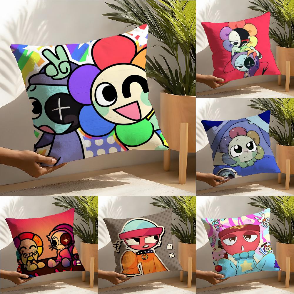 Игровой DDandys World Наволочка Декор для Дома и Гостиной Льняные Наволочки Чехол для Подушки