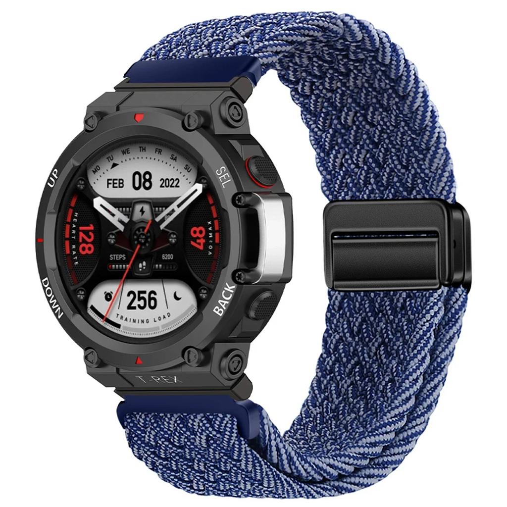 Плетеный ремешок Solo Loop для смарт-часов Huami Amazfit T-Rex 3, нейлоновые эластичные ремешки для Huami Amazfit T-Rex 3 Correa