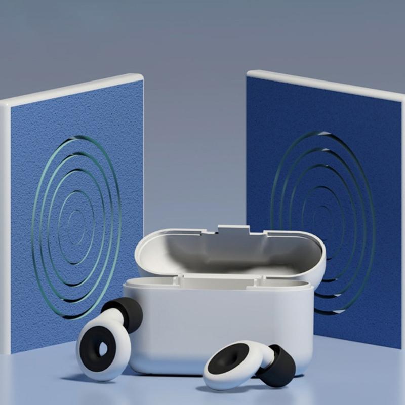 Noise Reduction Silicone Earplugs Anti-noise Hear Protect Ear Plugs Isolate the Noise for Sleep at Ease Working Ear Plug