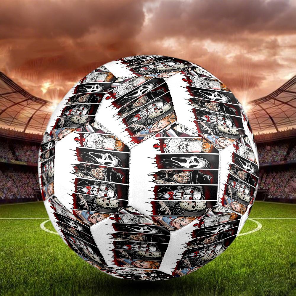 Halloween horror Theme Size 5 Soccer Ball, Suitable for Both Indoor and Outdoor Matches, a Gift Suitable for Everyone.