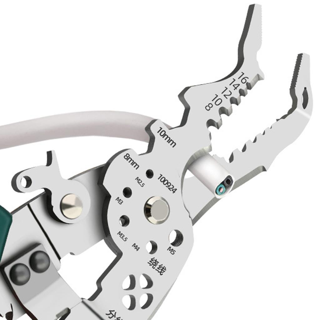 Multipurpose Cable Stripper Tools High-Carbon Steel Heavy Duty Universal Crimper Cable Cutter Suitable for Home Decoration Repair
