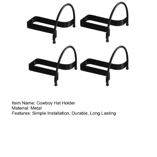 2/4 шт. держатель для ковбойской шляпы вешалка для шляп полукруглый дизайн настенное крепление стойка для ковбойской шляпы вестерн держатель для шляп