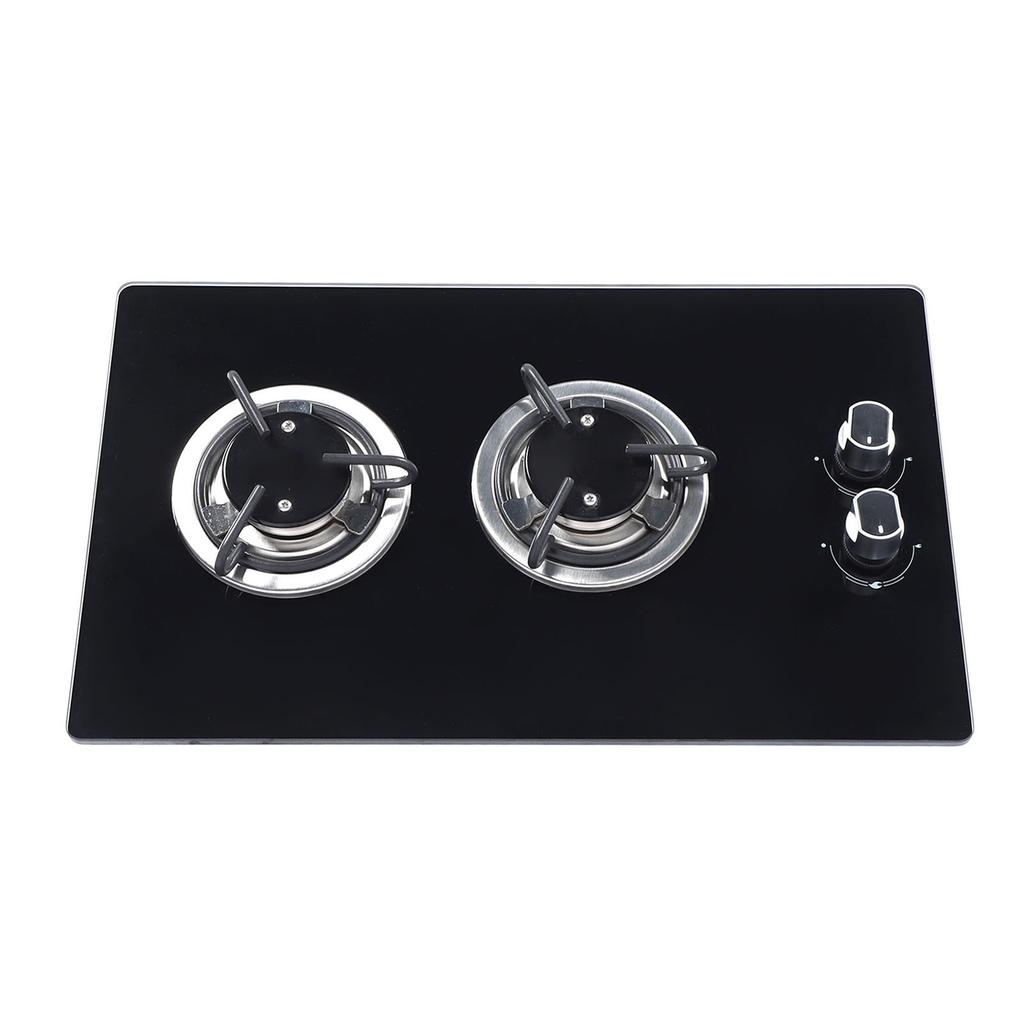 Морская газовая плита с 2 конфорками, газовая плита LPG, закаленное стекло, двойная конфорка 1,8 кВт для лодки, каравана, RV, кемпера