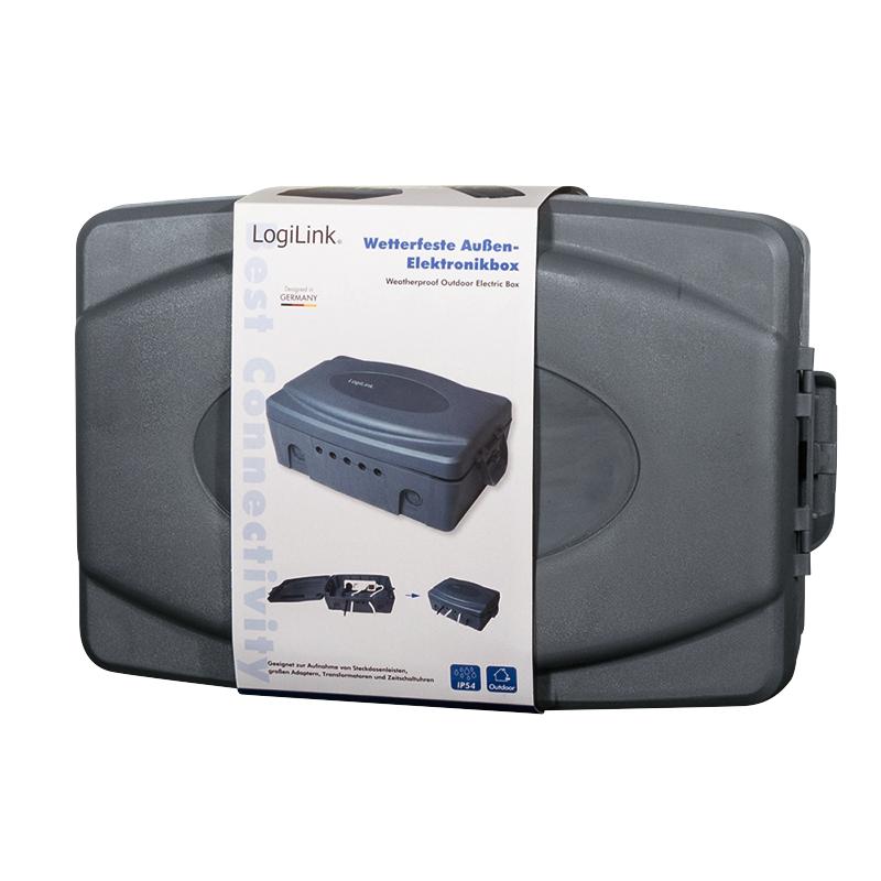 IP54 Grey Waterproof Cable Protection Box for Garden and Lighting