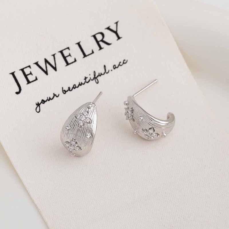 Геометрические серьги-кольца в корейском стиле: Элегантные, Универсальные Украшения для Ушей для Женщин и Студенток