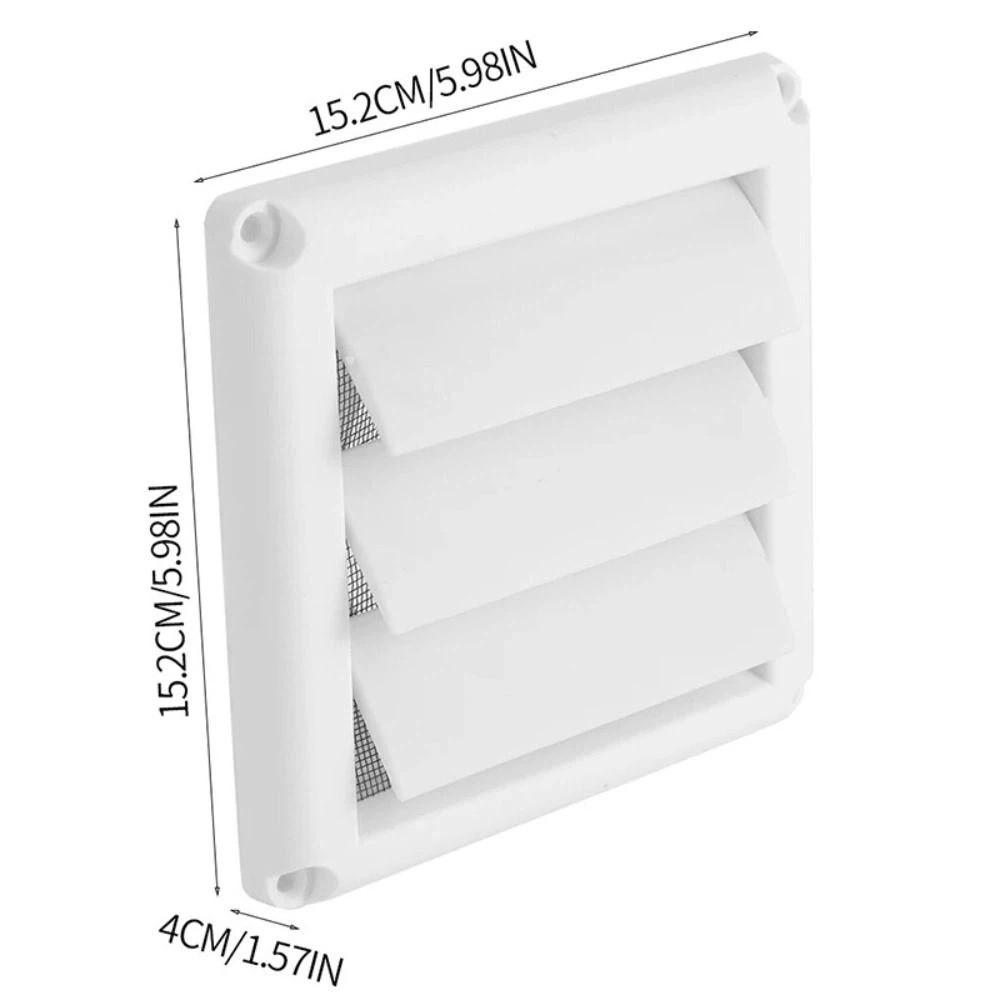 Grille Covers Exhaust Vent Cover Weather Resistant Ventilation Grill Air Shutter Vents For Walls