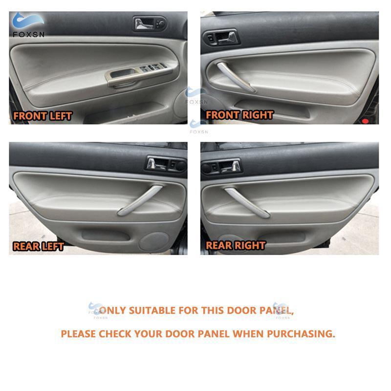 Для VW Passat B5 1998 1999 2000 2001 2002 2003 2004 2005 автомобильная дверная панель подлокотник чехол из микрофибры кожаная наклейка отделка