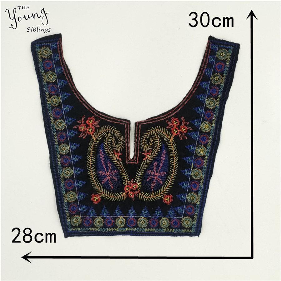Polyester Embroidery Color Ethnic Style Diy Cheongsam Lace Collar Clothing Decal Accessories