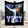 Yeet Jey Uso3 Blankets are suitable for living rooms,making them an ideal choice for outdoor travel and gifts.