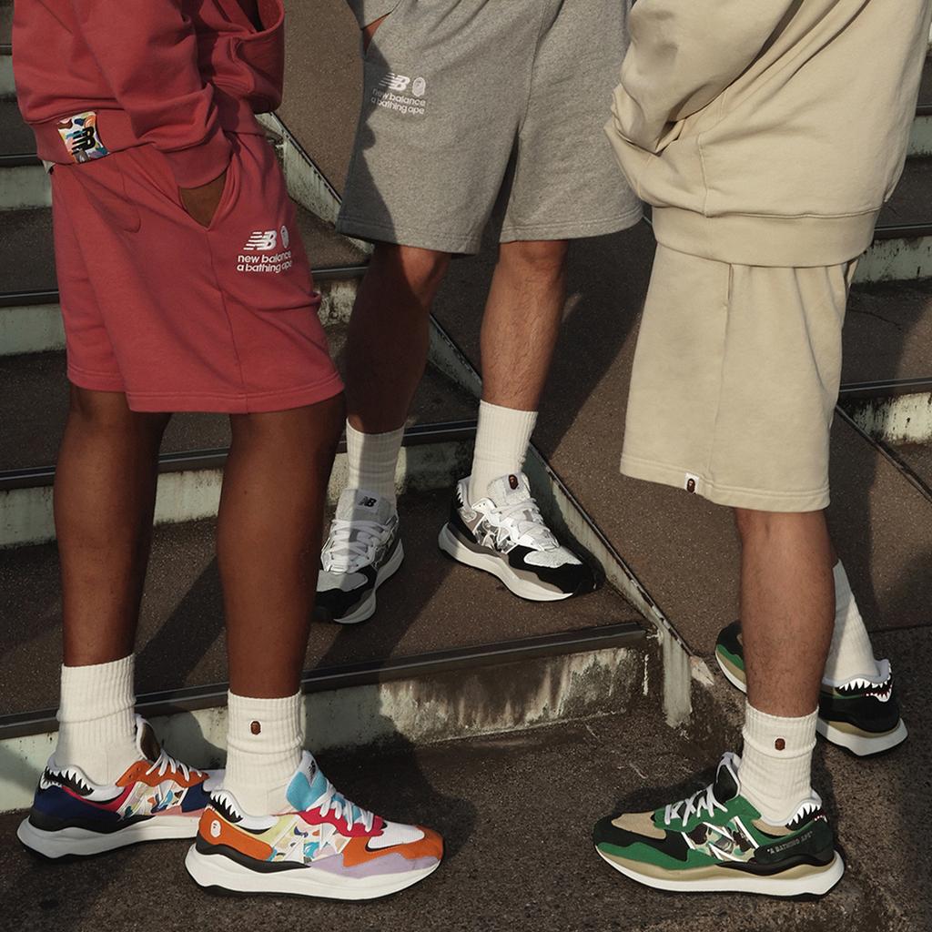 BAPE x New Balance 57/40 Зеленые Унисекс Кроссовки M5740BAE