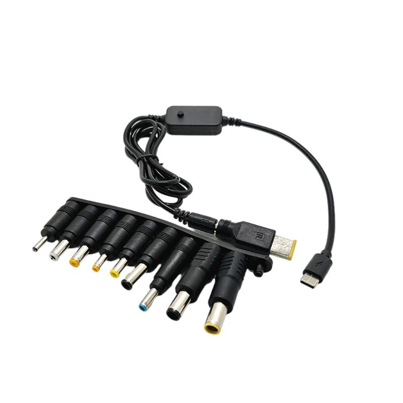 Кабель питания USB-C Type-C to DC 5V-20V PD Male с DC7450 DC5525 DC4530 10 шт. Линия адаптера-преобразователя для ЖК-мониторов