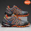 2025 Men's Outdoor Hiking Shoes Breathable Large Size 42-48, Anti-Slip Trail Running Sneakers for Cross-Country Travel, Durable Lightweight Footwear