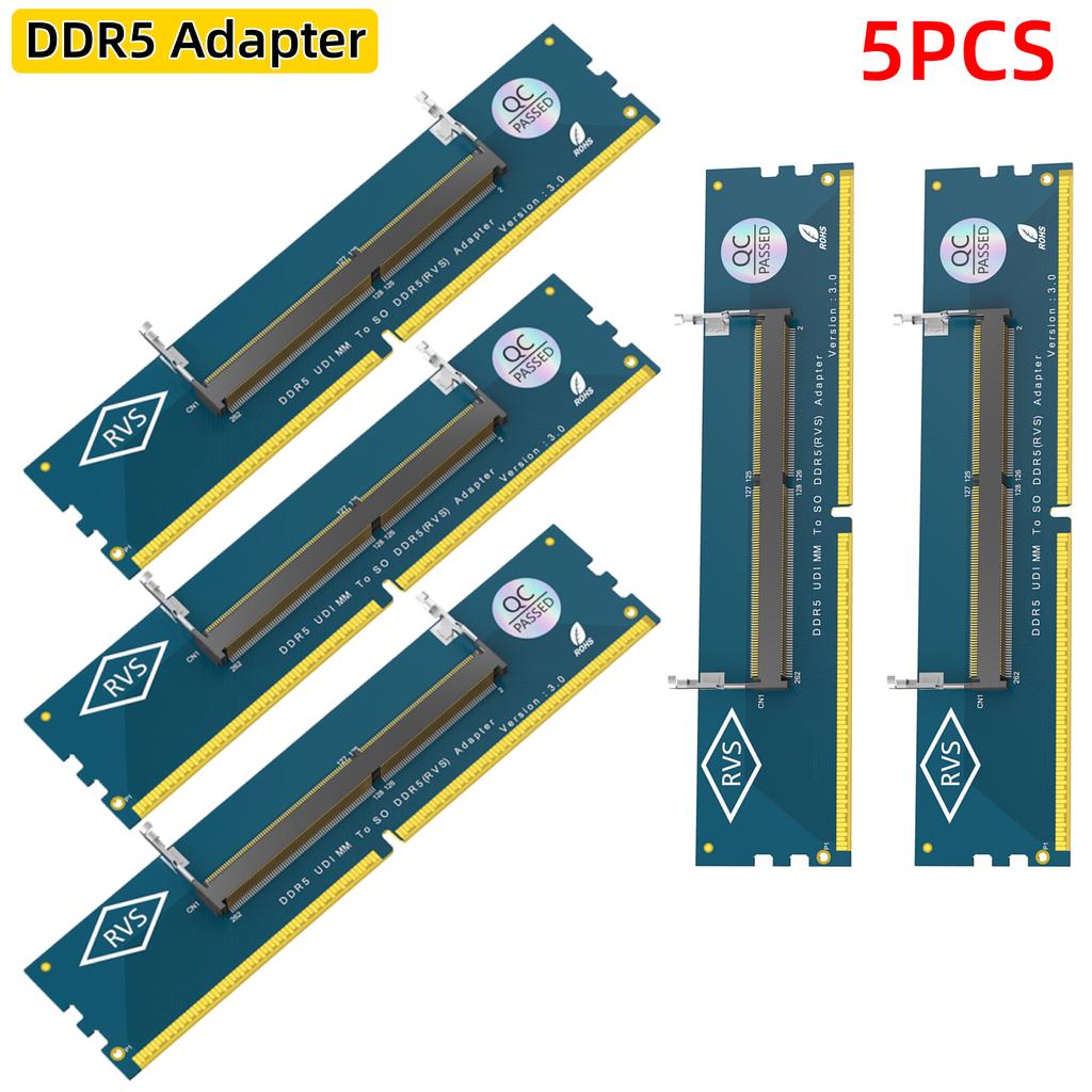 Ноутбук SO DDR5 RAM на настольный DDR5 U-DIMM Адаптер Конвертер карт памяти Ноутбук на настольный SO-DIMM на PC DIMM Карту